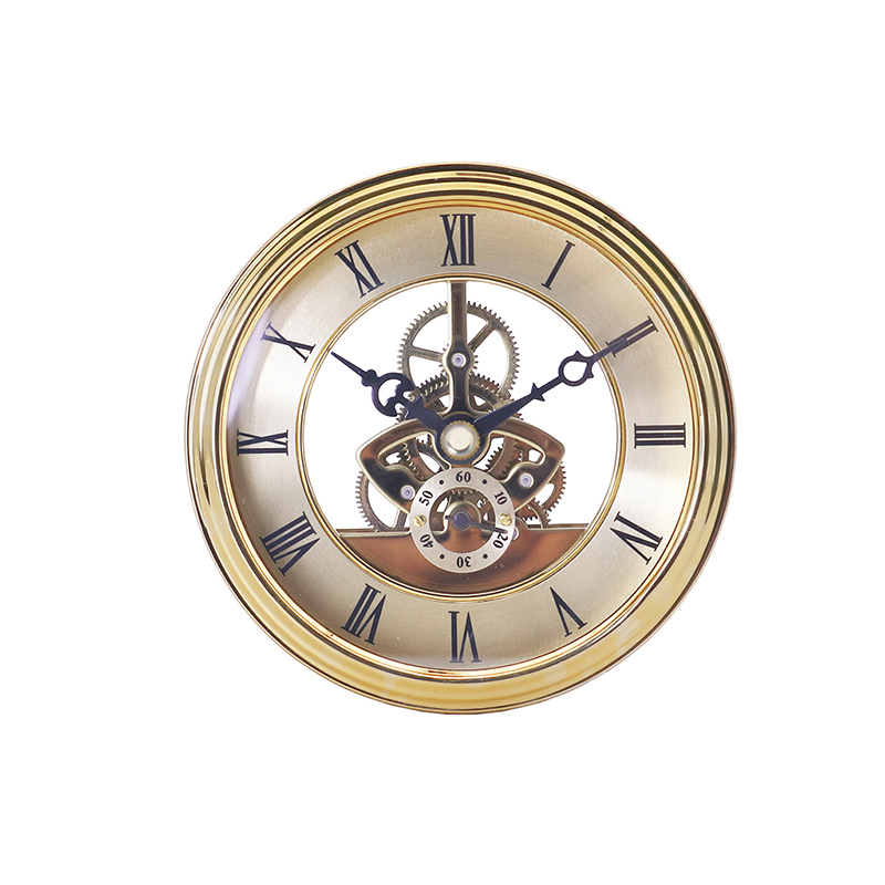 97MM Gold Metall Skelett Uhr Einsatz