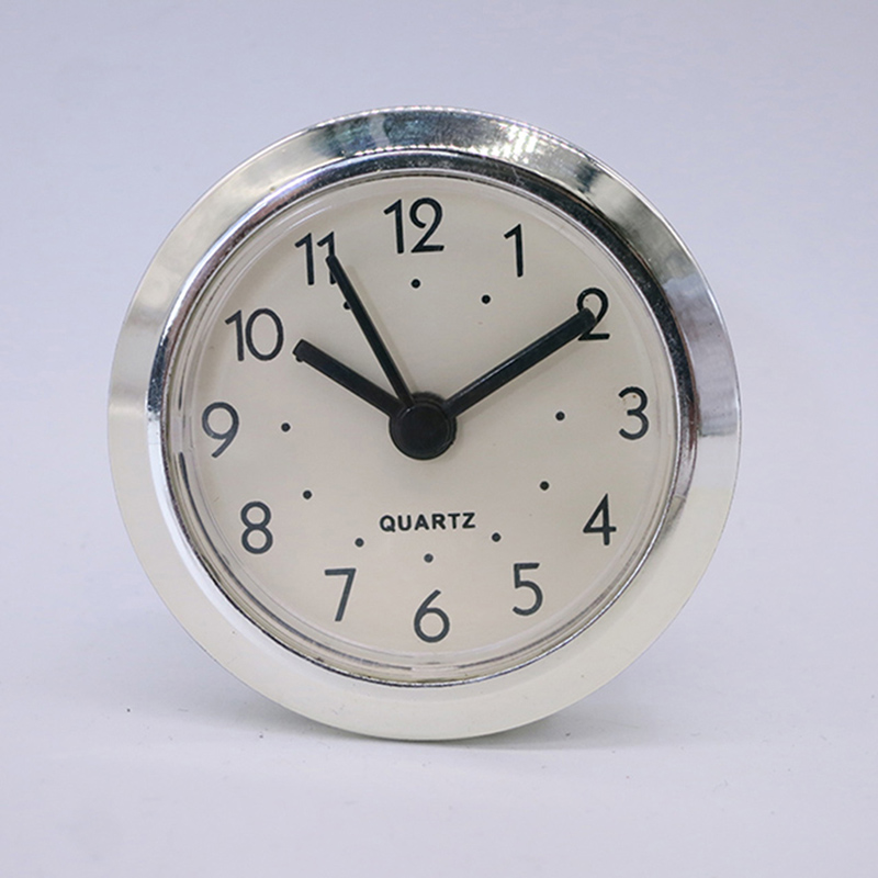 Durchmesser 49 mm silberfarbene kreisförmige Takteinlage