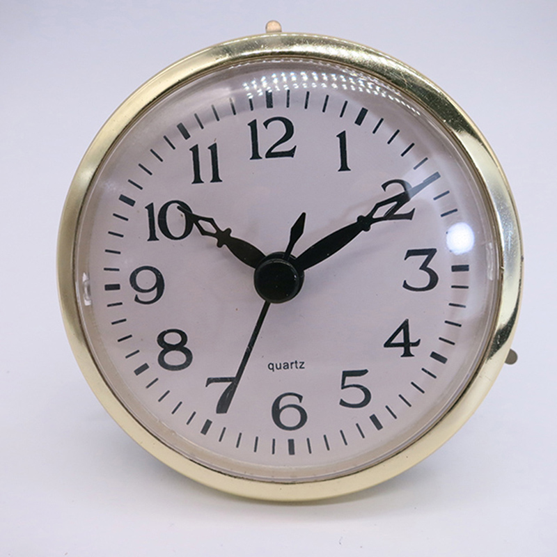 Durchmesser 75mm Gold Wanduhr Einsatz